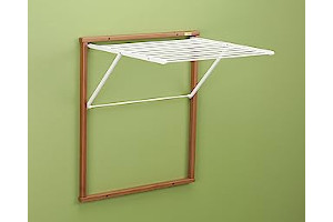 Tendedero Plegable Pared Madera