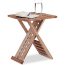 Mesa Rustica Plegable Madera