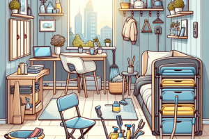 Descubre cómo los muebles plegables pueden facilitar la limpieza.