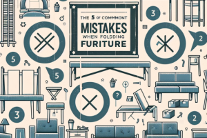 Los 5 errores más comunes al elegir muebles plegables.