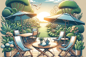 Los beneficios sorprendentes de los muebles plegables en exteriores.