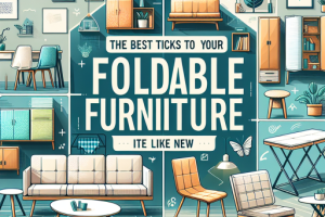 Los mejores trucos para mantener tus muebles plegables como nuevos.