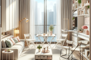 Muebles plegables: el arte de optimizar el espacio.