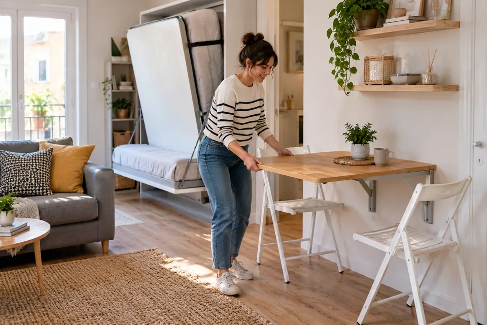 Muebles plegables: ¿moda pasajera o tendencia duradera? Imagen ilustrativa: Muebles plegables: ¿moda pasajera o tendencia duradera?