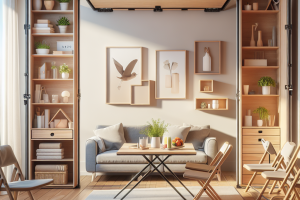 ¿Pueden los muebles plegables transformar tu hogar?