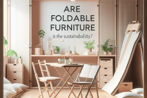 ¿Son los muebles plegables la respuesta a la sostenibilidad?